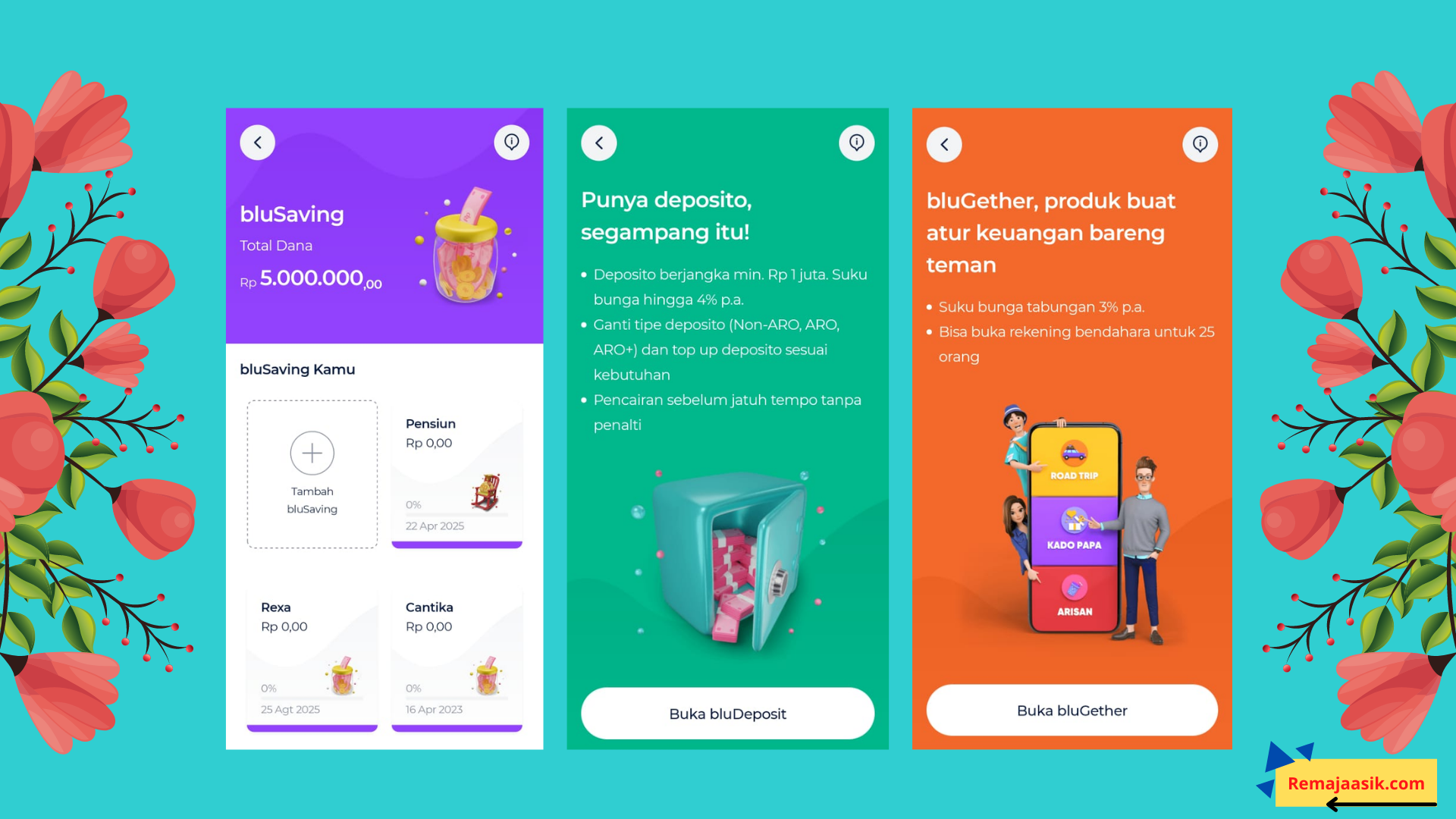 Fitur bluRewards Bikin Tabungan Aman Sampai Akhir Bulan! - Remaja Asik