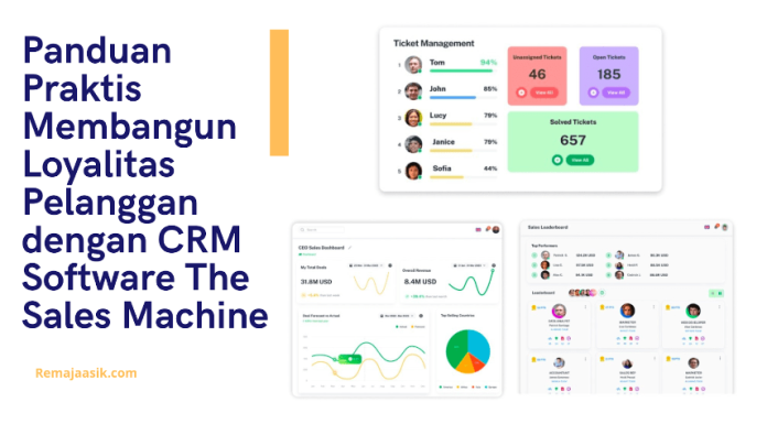 Panduan Praktis Membangun Loyalitas Pelanggan dengan CRM Software The Sales Machine membangun loyalitas pelanggan