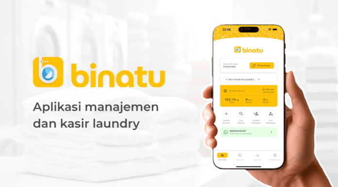 Binatu : Membantu UMKM Laundry Naik Kelas di Era Digital umkm laundry